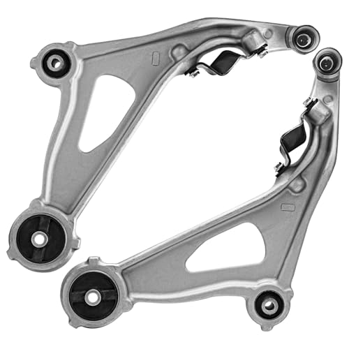 Image of Detroit Axle - 8pc Front End Kit for 2013-2019 Nissan Pathfinder 2014-2019 INFINITI QX60, 2 Lower Control Arms w /Ball Joint 2 Sway Bar Links 4 Inner Outer Tie Rods 2015 2016 2017 2018 Replacement