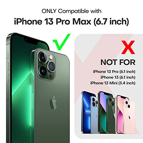 Image of TAURI for iPhone 13 Pro Max Case, with Screen Protector, Clear | Anti-Yellowing Military-Grade Protection Shockproof Slim Phone Case for iPhone 13 ProMax