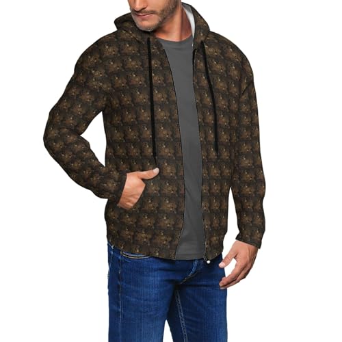 Sweat à capuche homme pull sport outdoor veste gym voyage course