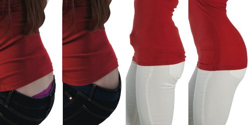 Beltaway Flat Buckle No Show Adjustable Belt, The Virtually Invisible Belt (Plus Size (16-4X), Black) - Thumbnail 3