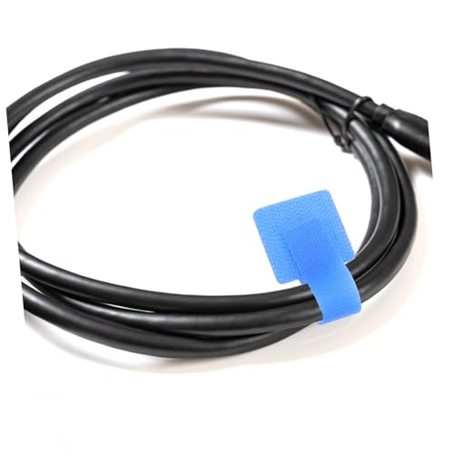 TEHAUX 50pcs Organizador de Gestión de Cables Autoadhesivo con Correas Ajustables para Sujeción Fácil y Duradera de Cables en Escritorio y Electrodomésticos miniatura 5