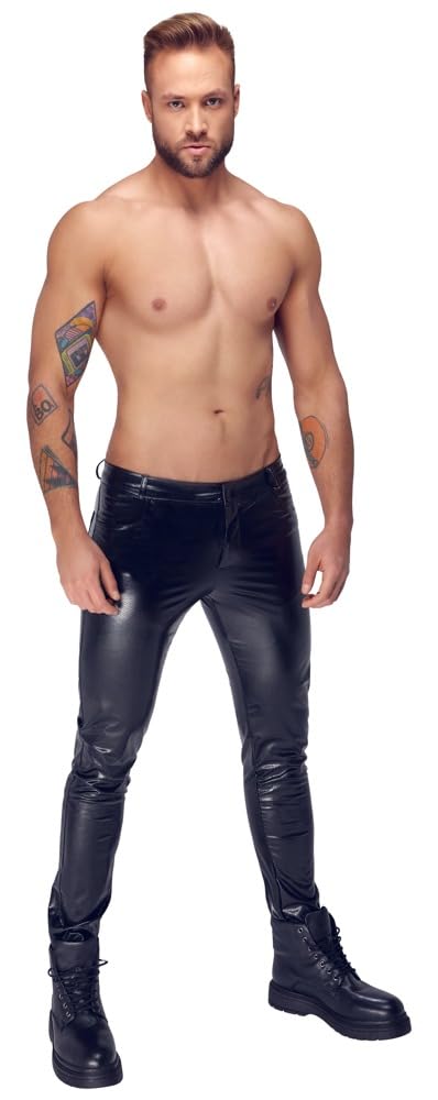 Noir H.Hose XL - Biancheria Intima Erotica da Donna in Pelle e Lattice