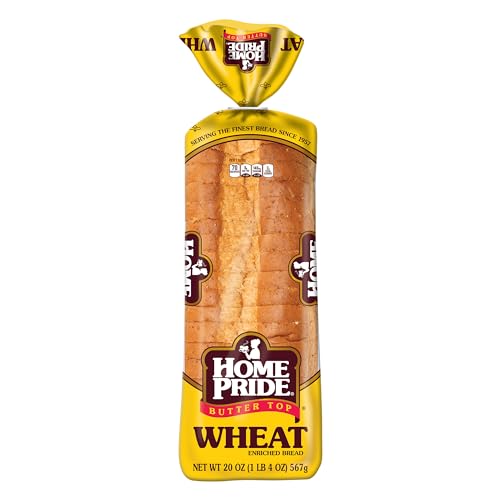 Home Pride Butter Top Enriched Wheat Bread, Sliced Sandwich Bread, 20 oz Loaf