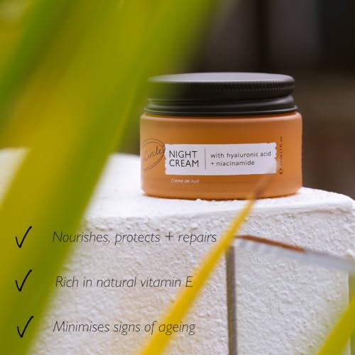 UpCircle Mini Travel Size Night Cream with Hyaluronic Acid + Niacinamide 30ml - Image 3