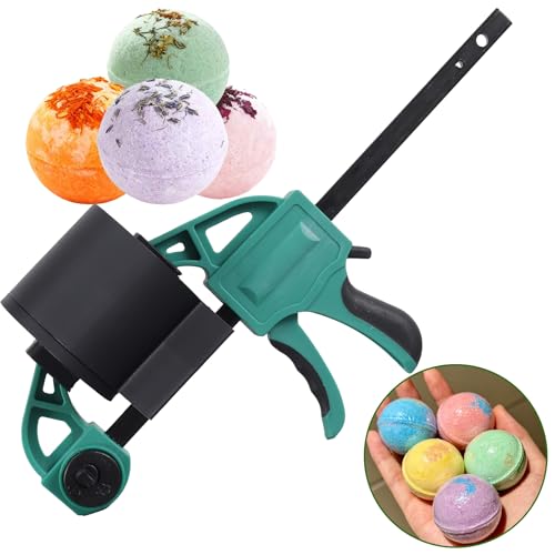 Mini Bath Bomb Press Machine with 1.5 inches Bath Bomb Mold Gifts for Kids DIY Shower Steamer Soap Shampoo Bar Gifts for Women Mom Friends
