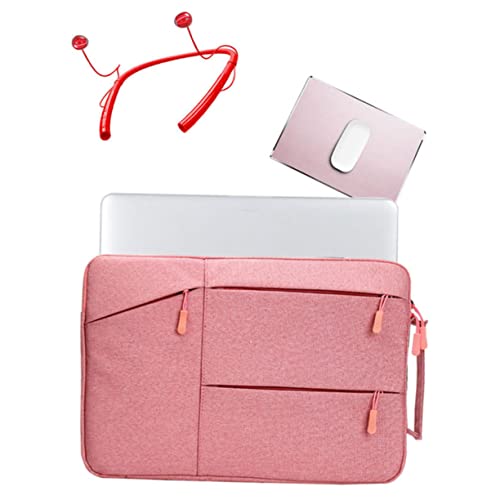 Vaguelly Bag Case with Pockets Portable Briefcase for Men and Women Stylish Black and Travel4