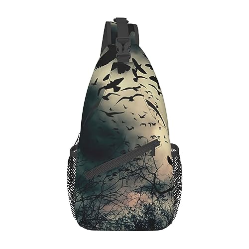 Sac de poitrine corbeau de nuit pour vos randonnées et voyages