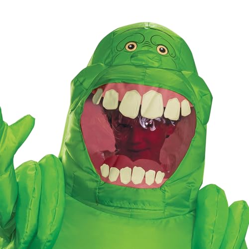 disguise slimer inflating costume for kids official ghostbusters frozen empire inflatable slimer costume and fan child size
