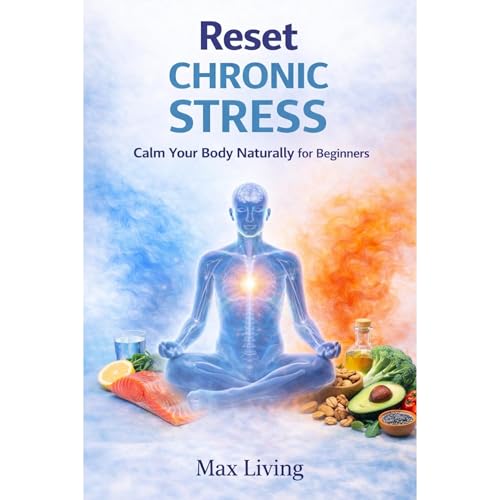 Reset Chronic Stress Audiolibro Por Max Living arte de portada