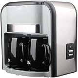 ● ESTILO MODERNO Y AMIGABLE CON EL USUARIO: pantalla intuitiva de un solo toque y controles de botón para una fácil operación; la salida de café ajustable en altura se adapta a las tazas, carcasa de acero inoxidable para una apariencia elegante