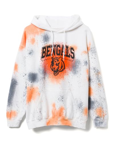 Junk Food Clothing Cincinnati Bengals Tie Dye Hoodie - Medium