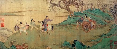 Peinture pour la décoration de la chambre avec la toile art mural Wen Zhengming