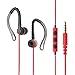 Maxrock(TM) Over-ear Sport Clip Headphones with Adjustable Earhook, Mic and Volume Remote Control