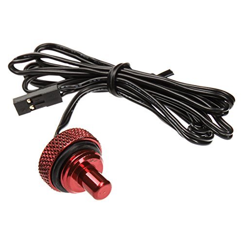 BitspowerG1/4" Temperature Sensor Stop Fitting, Deep Blood Red