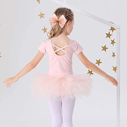 Pink Hair Bows For Girls Cute Sweet Tulle Alligator Hair Accessories First Communion Hair Clips For Baby Teen Women School Daily Wearing Wedding Party Decoration #TOP2