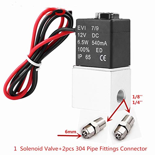 Électrovanne AC220V pour automatiser circuit eau chaude et air comprimé