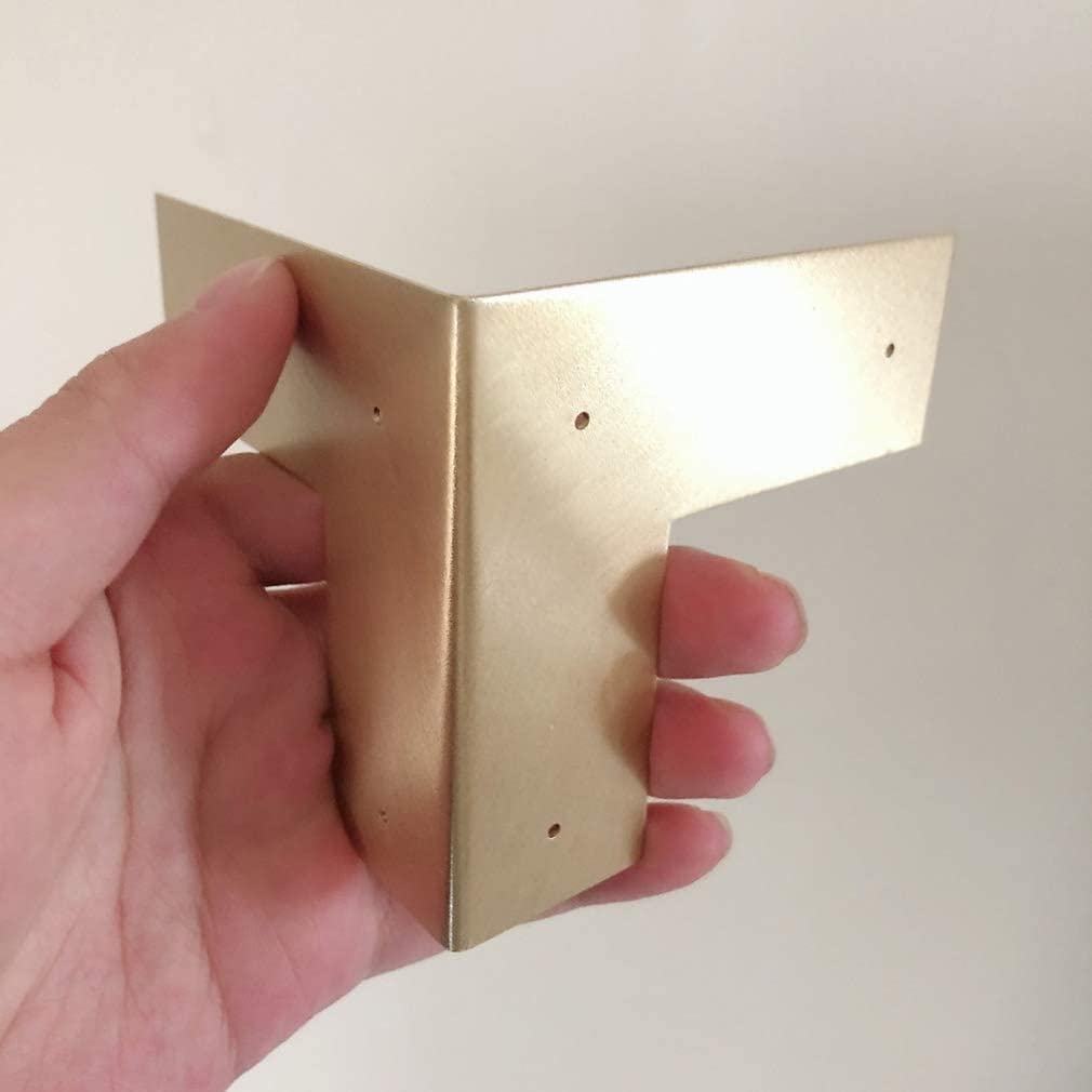 Tirantes Protectores de Esquinas de latón | Muebles clásicos Mesas y sillas Gabinete Protector de esquina(Antique Bronze)