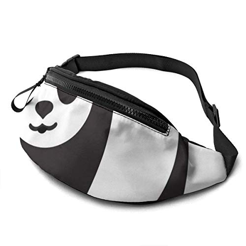 XCNGG Bolso de cintura corriente bolso de cintura de ocio bolso de cintura bolso de cintura de moda Cute Panda Fanny Packs for Women and Men Waist Bag Adjustable Belt for Outdoors Workout, Traveling,C