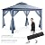 yoyomax 13X13 Outdoor Pop Up Gazebo with Netting, Portable Gazebo Waterproof Patio Canopy Shelter with Double Roof Tops and 169 Square Feet of Shade for Beach Parties, Camping and Picnics - Gray