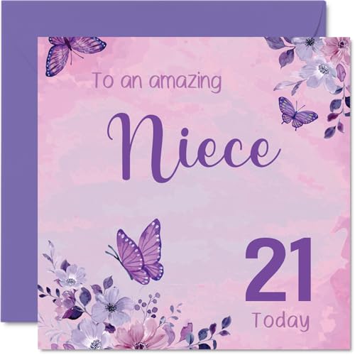 Stuff4 �}�C���X�g�[�� 21�΂̒a�����J�[�h �Ì��� - �ޏ��̑傫��21�΂��j�� - �N�₩�ȃs���N�Ǝ��̕��ς��Ȓ��Ɖ� - 5.7�C���`�l�� �����t��