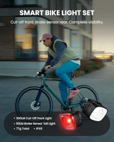 Magicshine URBO COMBO Set de Luces para Bicicleta Delantera y Trasera, 82h de Duración miniatura 2