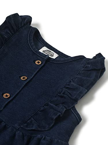 Image of Mi Arcus Corduroy Collar Dress for Baby Girl
