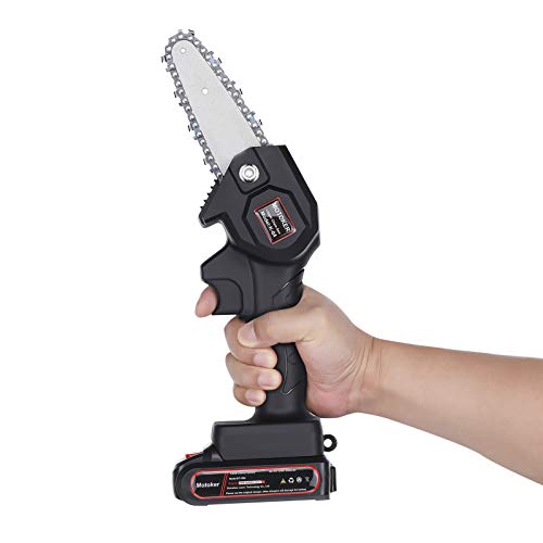 MOTOKER Battery Lopper Cordless Chainsaw, 4 inch Electric Lopper Chain Saw with 2AH Lithium Battery