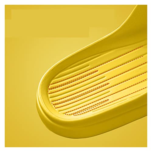 Sandals Fashion Personality Sandals Female Indoor Home Couple Hotel Bathroom Tow Bathing Slippers Male Easy for Putting on or Taking Off (Color : Orange, Size : 36-37)4