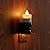 Meonum 1 Pcs Flameless Candle Night Light Plug into Wall, LED Motion Sensor Dusk to Dawn Nightlight Farmhouse Vintage Rustic Flicker Night Light for Adults Decorative Bedroom Bathroom Kitchen Hallway
