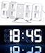 Produktbild Lunartec Tisch-Uhr: Große LED-Tisch- & Wanduhr, 7-Segment-Ziffern, Versandrückläufer (3D-LED-Uhr, 7-Segment-Uhr, Netzteile)