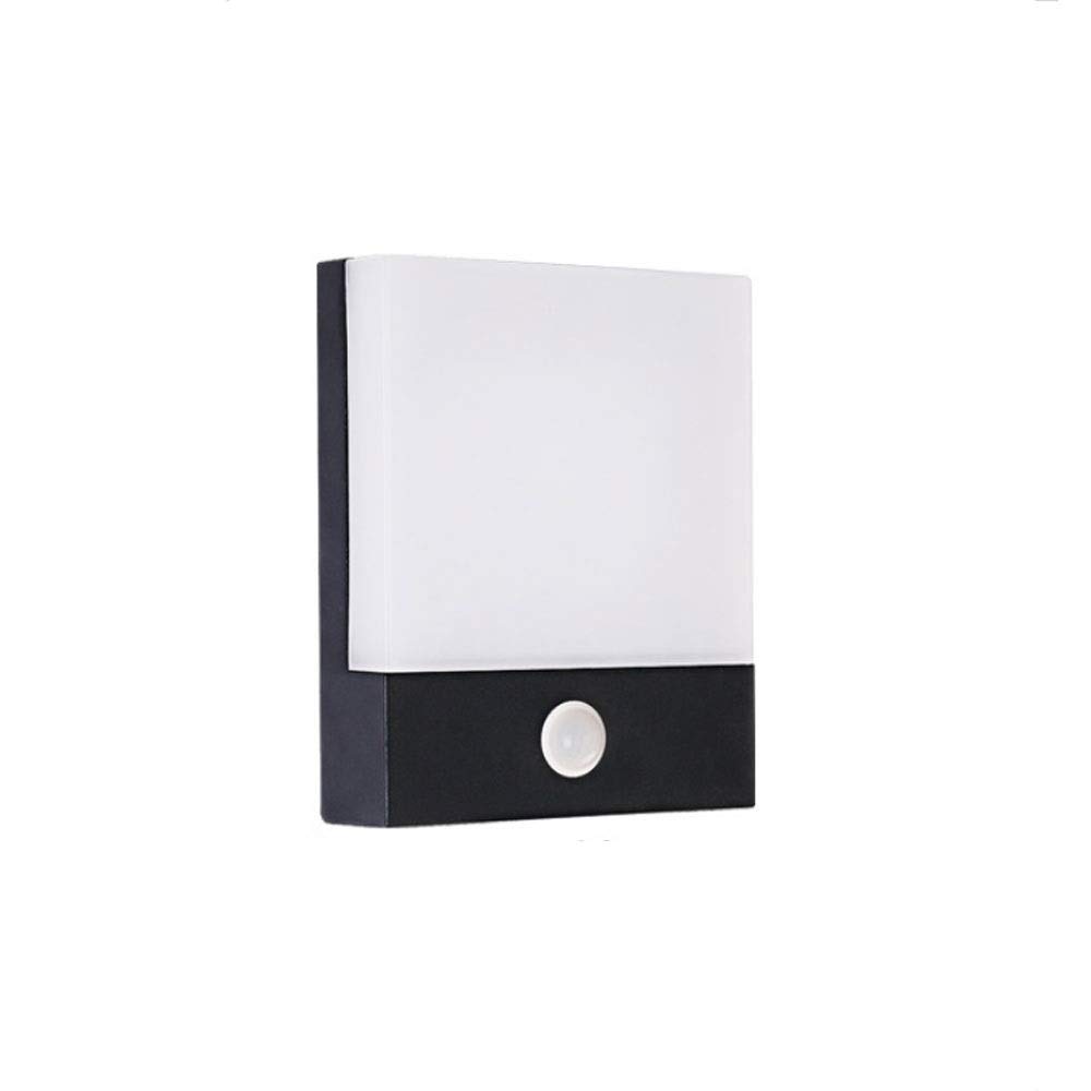 Applique murale LED 18W grise en aluminium étanche pour éclairage intérieur et extérieur modern