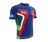 ScudoPro Belize Full Zipper Bike Short Sleeve Cycling Jersey for Women - Size M Multicolored