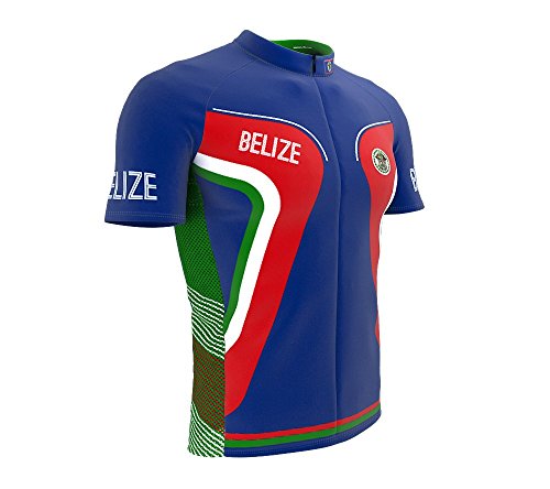 ScudoPro Belize Full Zipper Bike Short Sleeve Cycling Jersey for Women - Size M Multicolored