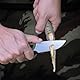 Sanrenmu Feststehendes Messer mit Scheide 3,28 8Cr13Mov Klinge G10 Hohlgriff Teilerl Tang Feststehende Klinge für EDC Outdoor Camping S628 (Schwarz)