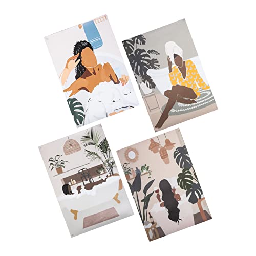 Pinturas africanas de mujeres para llenar de vida y calidez las paredes del baño