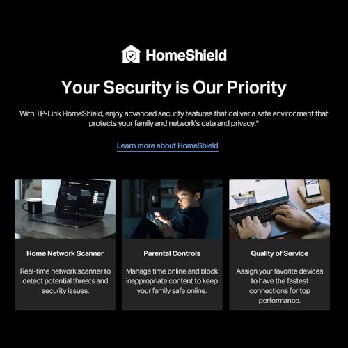 BE3600 - Router Wi-Fi 7 Dual Band, wireless e cablato, fino a 3,6 Gbps, porte multi-Gigabit 2.5G, MLO, giochi e streaming, compatibile con EasyMesh, facile configurazione, - Router - Immagine 7