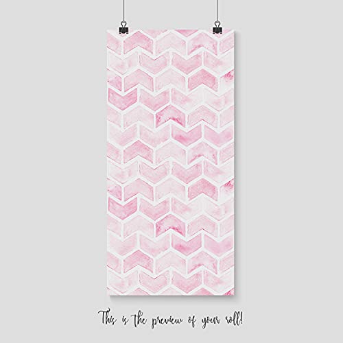 Papier peint meuble sticker mural anti-bulle chevron pastel pour changer de déco sans effort - 5