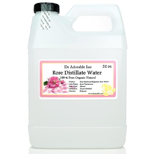 Rose Water Organic Face & Hair Toner by Dr Adorable