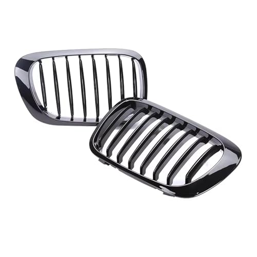 Parrilla delantera negra brillante para BMW Serie 3 E46 de 2 y 4 puertas
