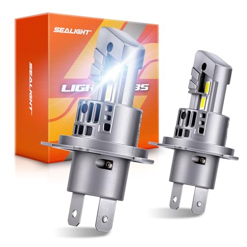 Amazon.co.jp: 【800倍明るさUP】SEALIGHT 高輝度H4 LEDヘッドライト