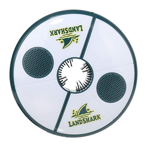 Margaritavillelandshark Island Sounds Outdoor Umbrella Bluetooth Speaker Bluetooth Speaker Fun Outdoor Decor For Beach Umbrella Stand Led Lights Dailymail