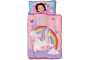 Cuddly Unicorn Napping Haven: Baby Boom Funhouse Unicorn Kids Nap Mat Set