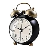 Slient y no tardía: este reloj analógico escanea en silencio, sin ticking, no hace ruido, por lo que no interfiere con su sueño, estudio o trabaja en su vida diaria, por lo que puede poner este pequeño reloj en su mesa, escritorio, estante, mesa auxiliar, que coincide bien. Muchas personas lo usan como reloj de cocina, reloj de dormitorio o reloj de baño.