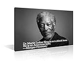 Inspirational Wall Art Poster Positive Quote Canvas Wall Art Black Art Paintings Morgan Freeman Quotes Pictures Office Wall Decor Artwork Art for Living Room Bedroom Office Wall Decor, 24'Wx36'H