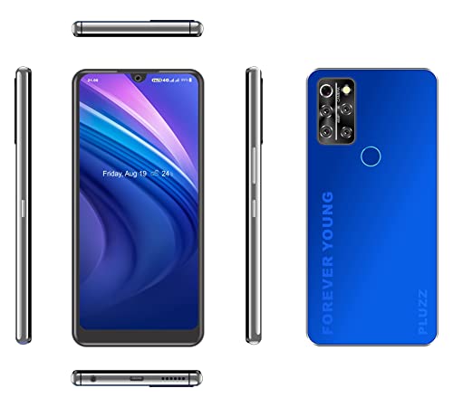 Image of Xifo Pluzz P13 (8 GB / 256 GB) with Quad Core 48Mpx Camera and 6.3 Inch UHD Smartphone (Blue)