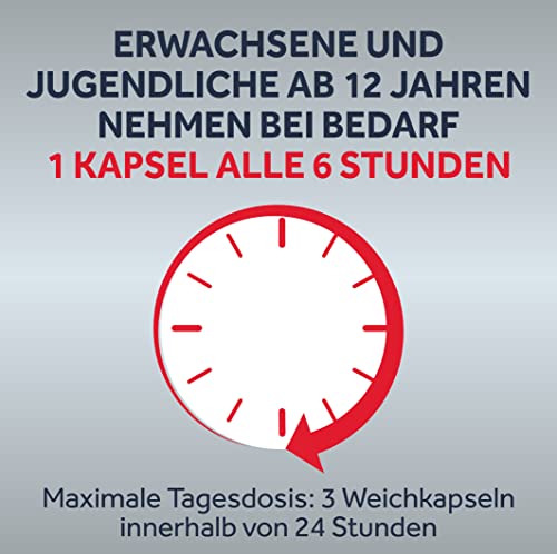 NUROFEN Weichkapseln 400 mg Ibuprofen bei Schmerzen - 2X so schnell vom Körper aufgenommen, langanhaltende - Wirkung… - Image 7