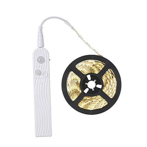 Dounan DC5-6V 2.3W 3 Meter 180 LED-Lichterkettenlampenlampe AAA Batteriebetriebene USB-Ladeanschluss Design PIR-Bewegungssensor Menschliche Infrarotinduktionstechnologie Empfindliche Lichtsteuerung 3
