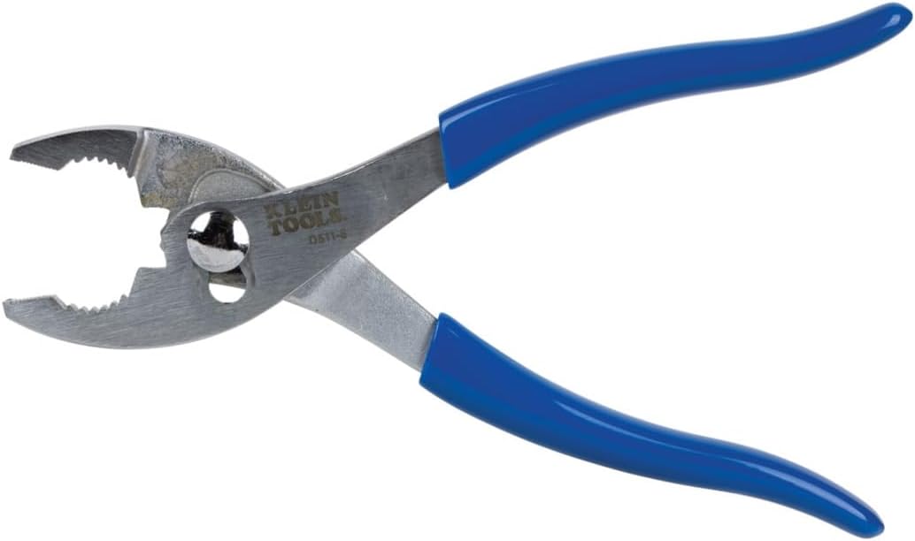 Klein Tools D511-8 Slip-Joint Pliers with Shear Type Cutting, 8-Inch