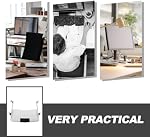 GANAZONO Desk Sliding Keyboard Tray Convenient with Stainless Steel Rails, Wear-Resistant Pp Plastic