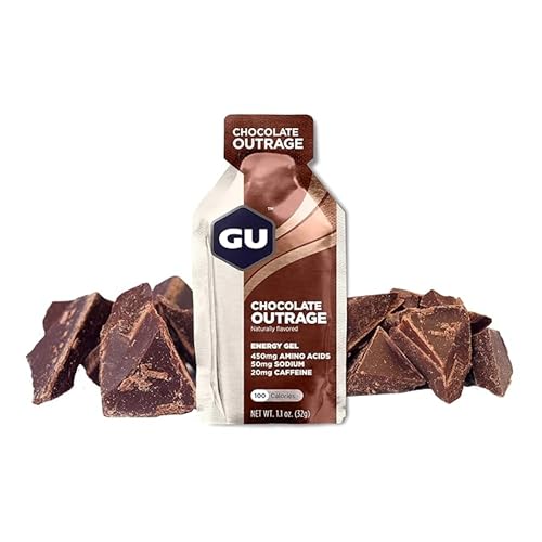 Gu Gel energético Choc Outrage SGL de 1.1 onzas, talla única